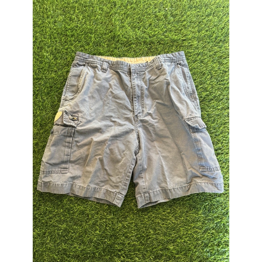 Navy Blue St. john's Bay Cargo Shorts Size 36 Baggy Fit Vintage C